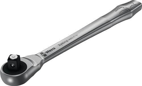 WERA Durchsteckknarre Zyklop Metal push 1/2 ″ 38 Zähne Länge 281 mm mit unverlierbarem Durchsteckvierkant