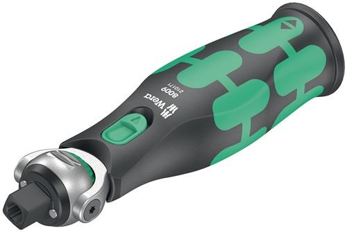 WERA Schwenk- und Umschaltknarre 8009 Zyklop Pocket Set 1 3/8″ + 1/4 ″ 72 Zähne