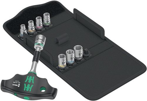 WERA Steckschlüsselsatz KK 400 RA Set 2 9-teilig 1/4 ″ Anzahl Zähne 80