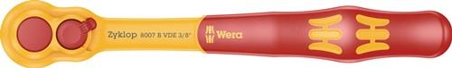 WERA Hebelumschaltknarre 8007 B VDE 3/8 ″ 80 Zähne VDE isoliert