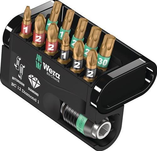 WERA Bitsortiment Bit-Check Diamond 1