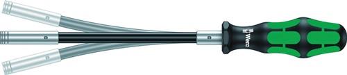 WERA Bithandhalter 393 S 1/4 ″ mit Magnet Klingenlänge 173,5 mm Klinge flexibel 3-Komponentengriff