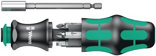 WERA Magazinbithalter KK 28 8-teilig Schlitz / PH / PZD