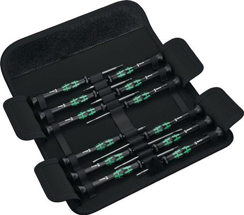 WERA Feinmechanikerschraubendrehersatz K Micro-Set/12 SB 1 12 teilig Schlitz/PH/6-KT./TORX®