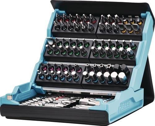 HAZET Bitsortiment SmartCase 2200SC-3 96-teilig Schlitz/PH/PZ/TX/TX m.Zapfen/Innen-6Kt.
