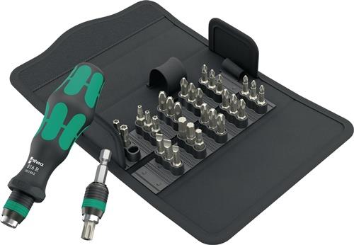 WERA Bitsortiment Kraftform Kompakt 70 Allround 32-teilig Schlitz/PH/PZD/TX-BO/6Kt.
