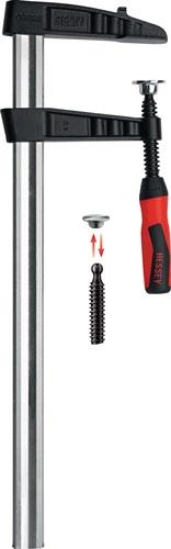 BESSEY Temperguss-Schraubknecht TGK-2K Spann-W.1500mm A.120mm 2K-Griff 35x11mm