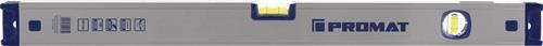 PROMAT Wasserwaage Aluminium silber Spiegellibelle max. ±0,5 mm/m