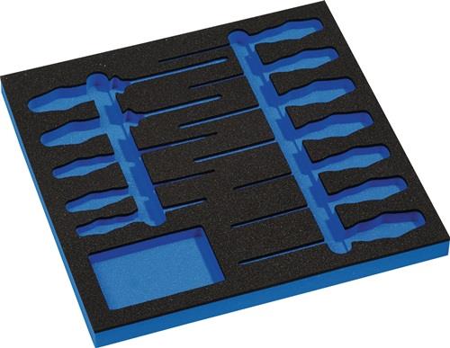 WERA Werkzeugmodul Leereinlage 2/3-Modul H.30mm 4000 871 288,12-tlg.