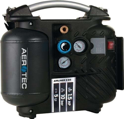 AEROTEC Kompressor Aerotec Airliner 5 GO 200 l/min 10 bar 1,1 kW 230 V50 Hz 5 l