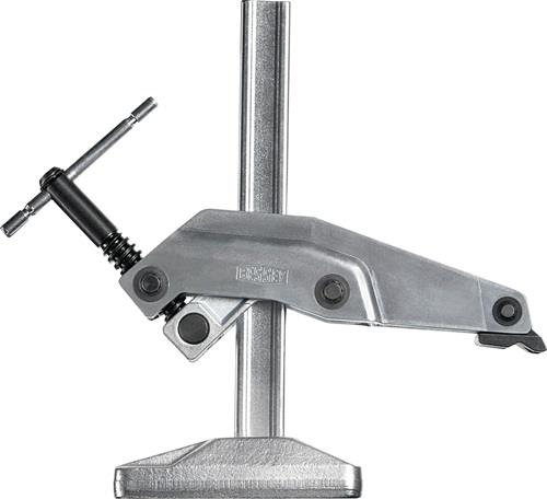 BESSEY Greifarmspanner Spannhöhe 200 mm Ausladung 123 -140 mm Schienenquerschnitt 28 x 11 mm