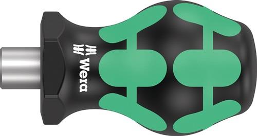 WERA Bithandhalter 811/1 1/4 ″ mit Magnet Klingenlänge 10 mm 2-Komponentengriff