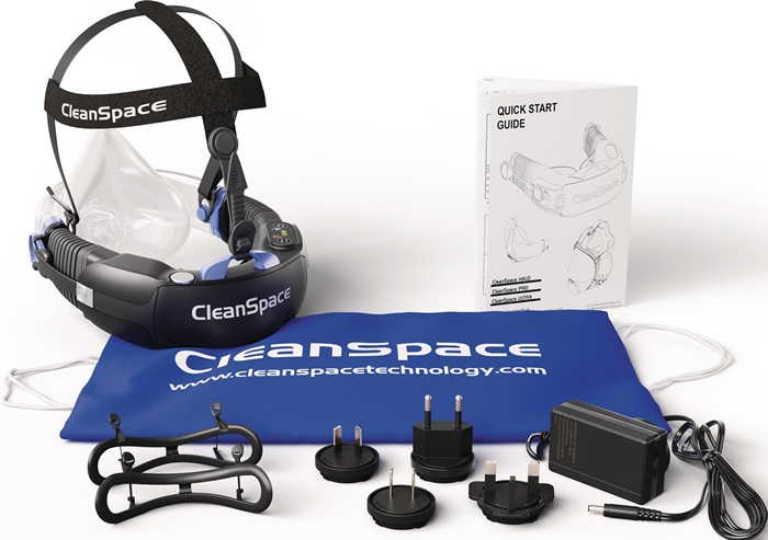 Gebläseatemschutz CleanSpace™ Work KIT mit Halbmaske