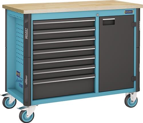 HAZET Werkzeugwagen B1150xT600xH964mm 1000 kg 7 Schubladen