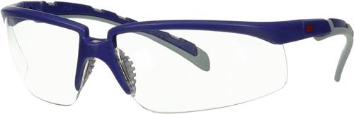 3M Schutzbrille S2001AF-BLU-EU EN 166 EN170 Bügel blau/grau, Scheibe klar Polycarbonat
