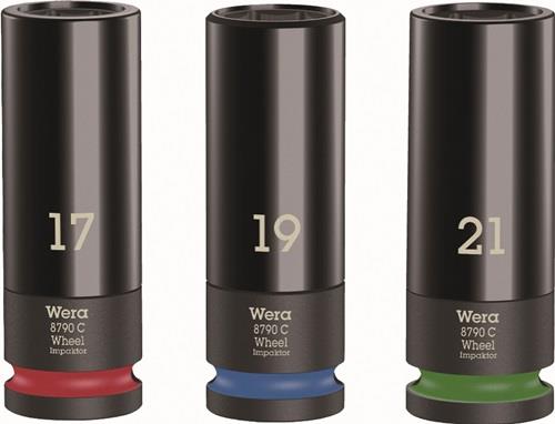WERA Kraftsteckschlüsselsatz Wheel Impaktor C Set 1 3-teilig 1/2 ″ lang, 6-kant