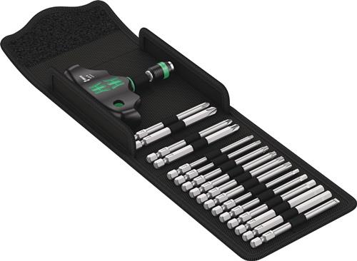 WERA Schraubendrehersatz KK 400 17-teilig mit Wechselklingen