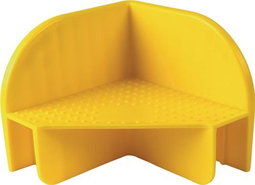 Stapelecke gelb Kunststoff 20St./VE