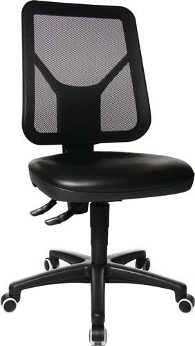TOPSTAR Arbeitsdrehstuhl Polyurethanschaum schwarz