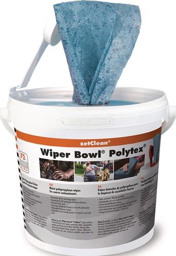 WIPER BOWL Handreinigungstuch Wiper Bowl® Polytex® hohe Reinigungskraft 72 St. Eimer