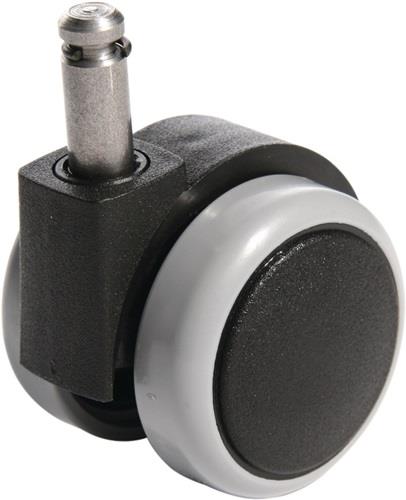 TOPSTAR Rollen für harte Böden Rollen-Ø 55 mm passend für Bürodrehstuhl Stiftlänge 25 mm Stift-Ø 10 mm 5 St./Btl.