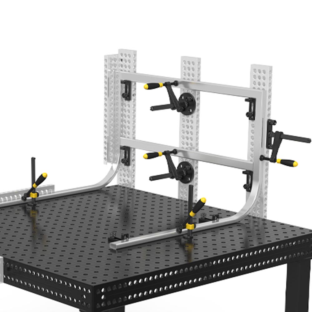 Verkehrsspiegel Anti-Beschlag Jislon 60x80 cm, Alu Rahmen, 48-90 mm  Halterung