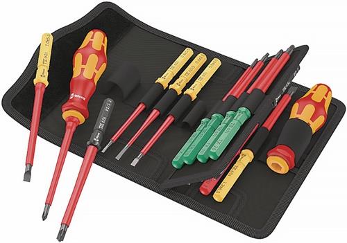 WERA Schraubendrehersatz 17-teilig universal 1 Tool Finder
