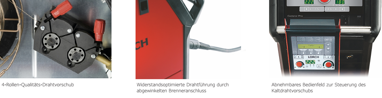 4-Rollen-Qualitäts-Drahtvorschub