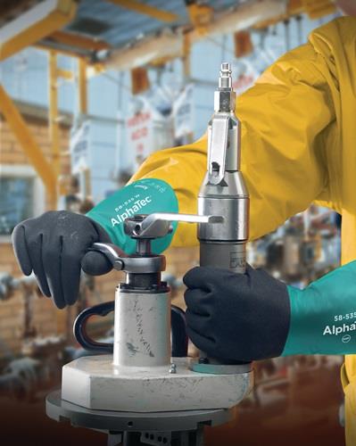 ANSELL Chemikalienhandschuhe EN 388, EN 374, EN 1149 PSA-Kategorie III