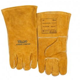 MAG Schweißerhandschuh WELDAS Golden Brown™ Spalt-Rindsleder