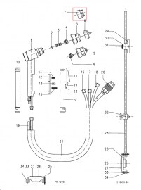 Lineal-Abstandshalter PR 122 W komplett
