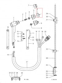 Abstandshalter PR 122 W, PR 120 W