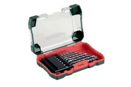 METABO Steinbohrersatz 8tlg. Inhalt:3/4/5/5,5/6/7/8/10mm HM gefräst Kunststoffkassette Brutto-G.0,206kg