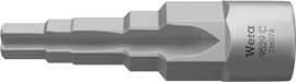 WERA Stufenschlüssel 9529 C 1/2 ″ 5-stufig 3/8″, 7/16″, 1/2″, 16+21 mm Länge 88 mm