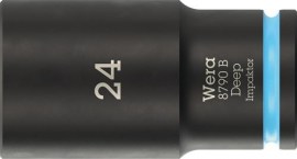 WERA Steckschlüsseleinsatz 8790 B Impaktor Deep 3/8 Zoll 24mm L.63mm