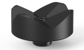 Vario Prisma Polyamid Ø 50 90°/120° mit eingeschraubtem Stahl-Bund