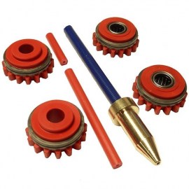 Verschleissteileset Drahtvorschub FE (MC/FC) V-Nut glatt, Kempact RA 3Ph