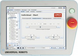 Cobot Teach-Panel mit Kabel