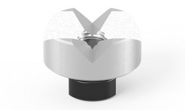 Vario Prisma Ø 50 90° / 120° mit eingeschraubtem Bund - Aluminium