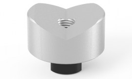 Prisma Ø 60 135° mit eingeschraubtem Bund - Aluminium