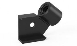 Adapter 45° für Schraubzwinge XL 280612 - brüniert / nitriert