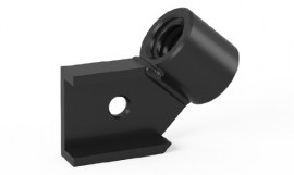 Adapter 45° für Schraubzwinge 280610 - brüniert / nitriert