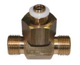 T-Doppelnippel 200 bar für Argon/Co²