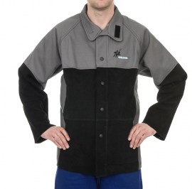Schweißerjacke mit Lederverstärkung WELDAS Arc Knight®