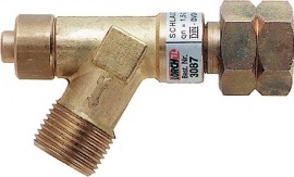 Propan-Schlauchbruchsicherung, Durchflussleistung max.7,4-12 kg/h, 0,5-4 bar