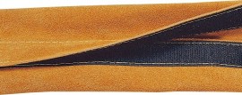 Leder-Überzugschlauch Klettverschluss