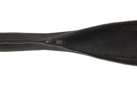 Leder-Überzugschlauch aus Narbenleder, mit Reißverschluss
