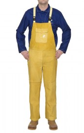 Schweißerlatzhose Vollleder WELDAS Golden Brown™