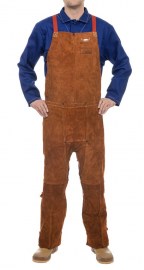 Beinschürze WELDAS Lava Brown™ 44-7248 (mit Latz)