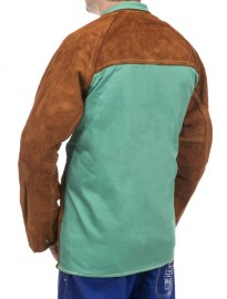 Schweißerjacke mit feuerresistenten Rücken WELDAS Lava Brown™ (Herren)